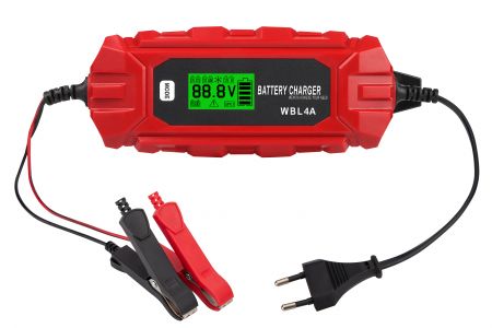 CHARGEUR DE BATTERIE LCD IP65 4A12V